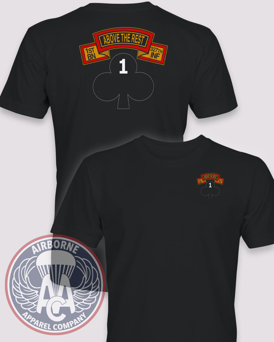 1-327 Infantry "Above the Rest" T-shirt