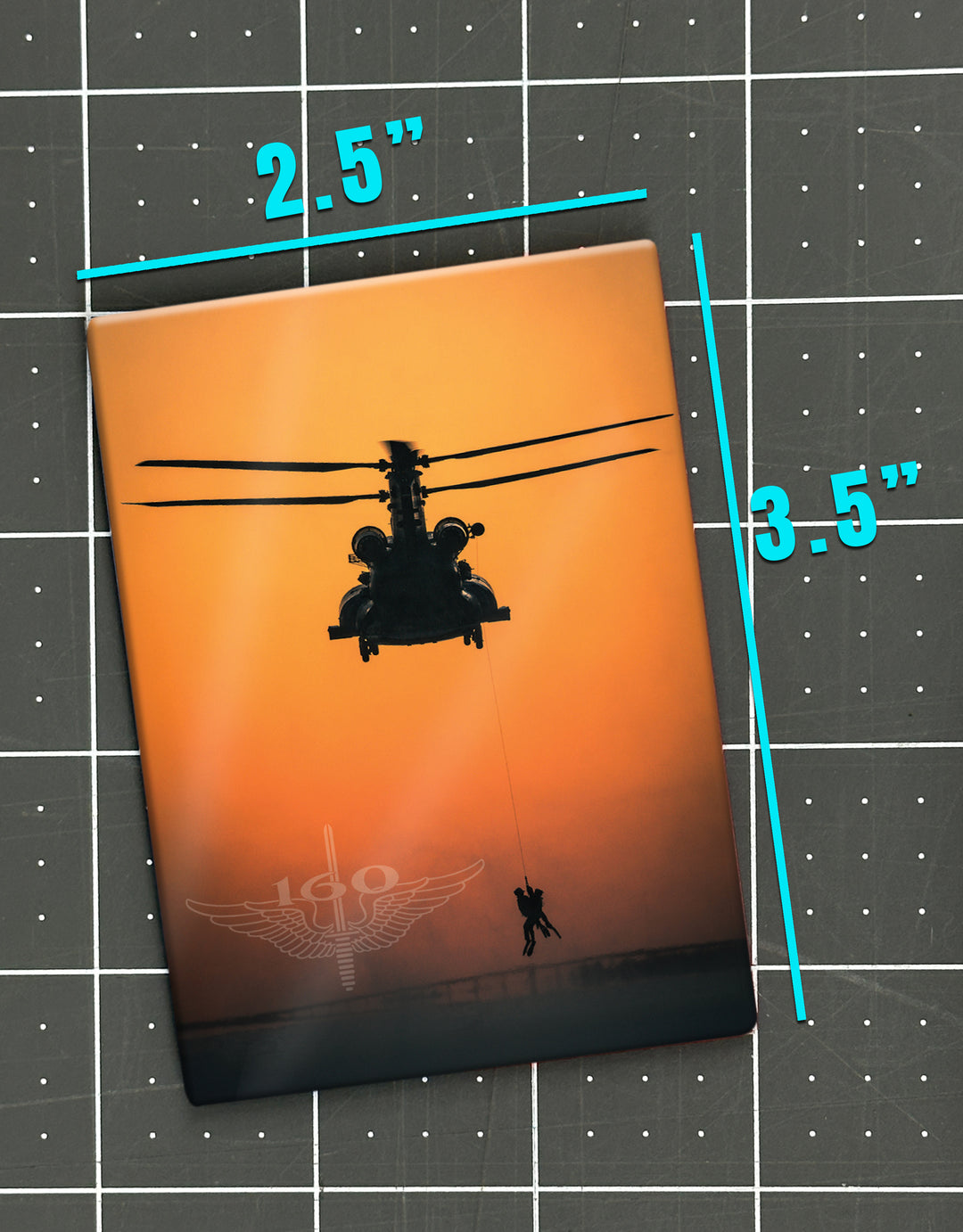 160th SOAR (A) MH-47 Fridge Magnet