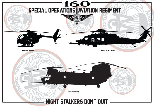 160th Special Operations Aviation Regiment (SOAR) (A) Poster