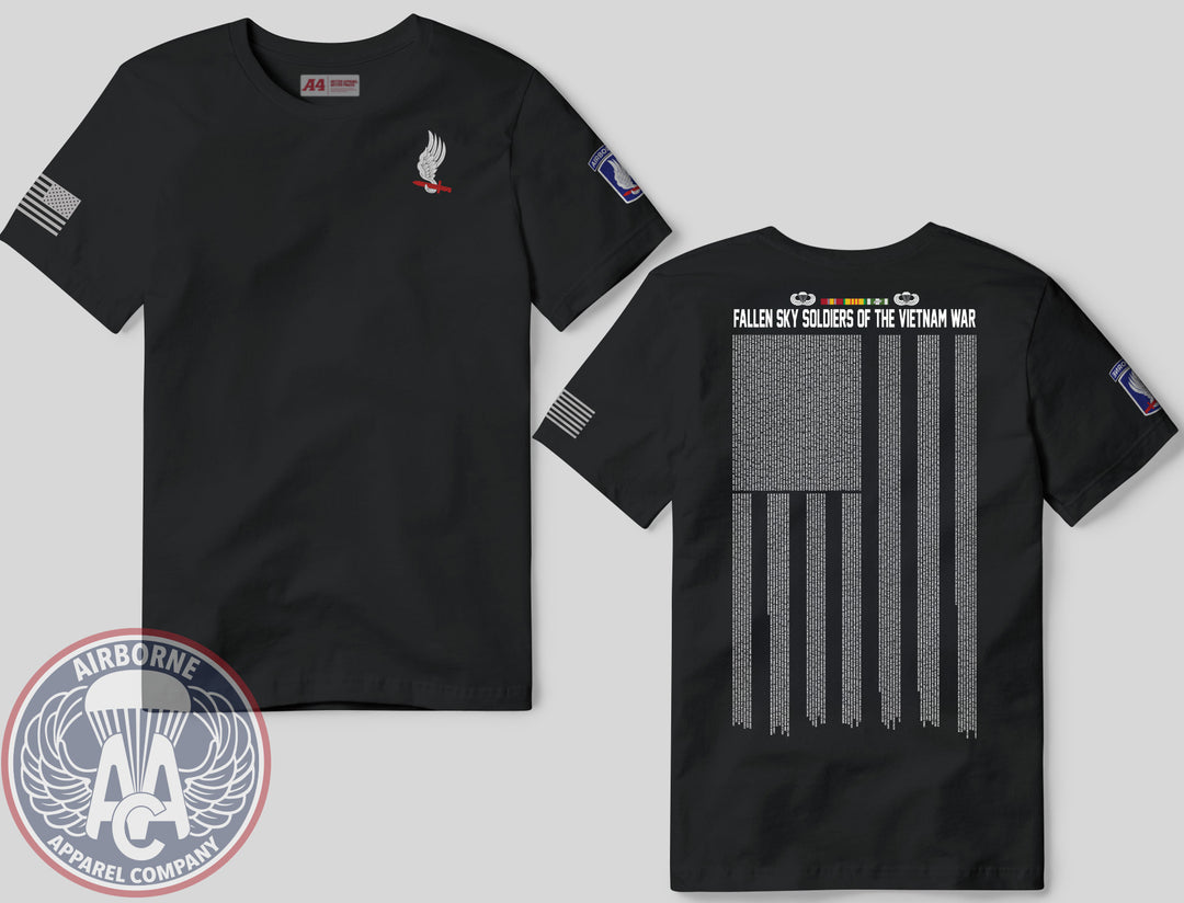 173rd Airborne Brigade Vietnam Fallen T-Shirt