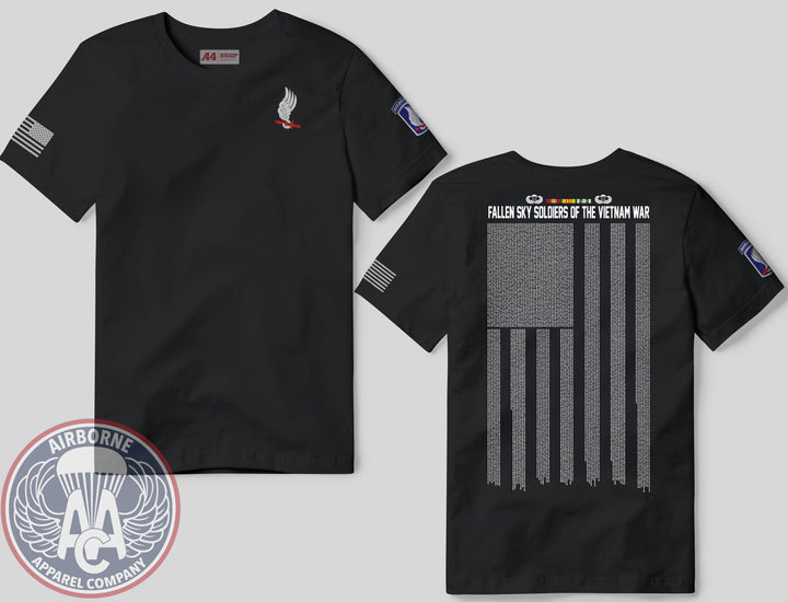 173rd Airborne Brigade Vietnam Fallen T-Shirt