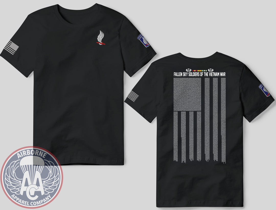 173rd Airborne Brigade Vietnam Fallen T-Shirt