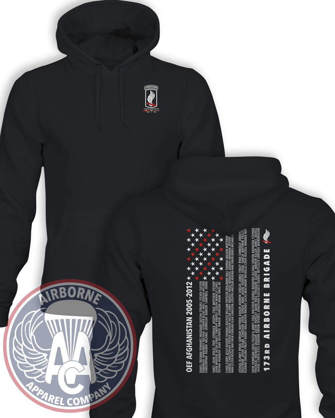 173rd Airborne OEF Fallen Champion® Powerblend™ Hoodie