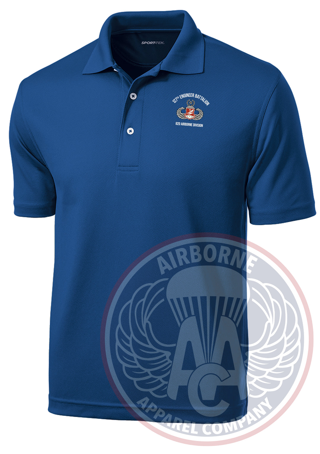 127th Engineer Battalion Dri-Mesh Polo