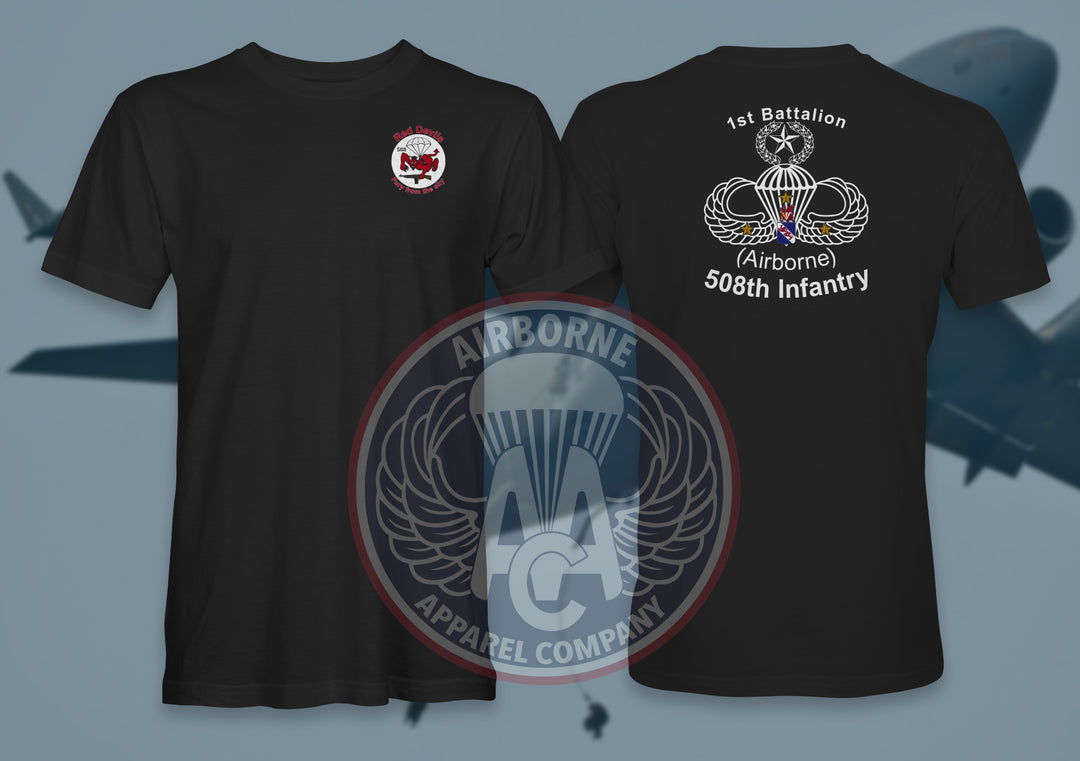 1-508 Airborne GWOT-ERA PT Shirt Reproduction