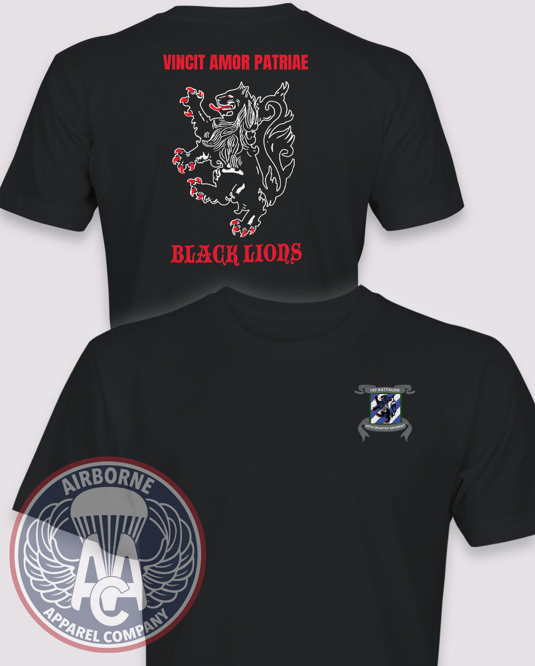 1st Battalion 28th Infantry "Black Lions" T-Shirt