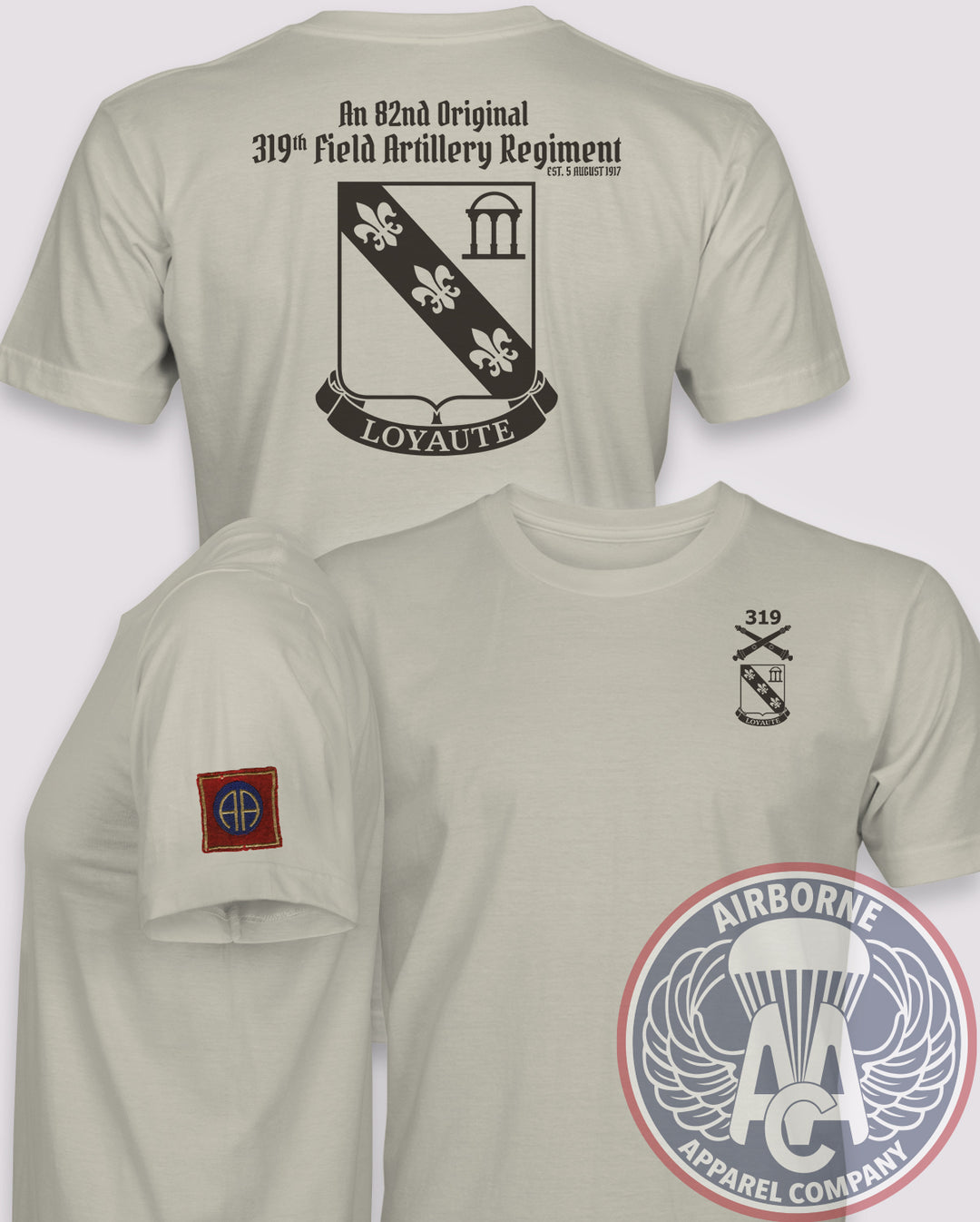 319th Field Artillery Regiment 82nd Originals T-Shirt