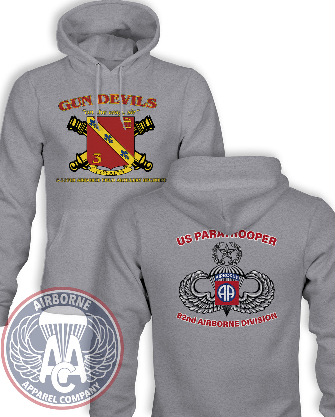 3-319 AFAR Gun Devils Throwback Champion® Hoodie