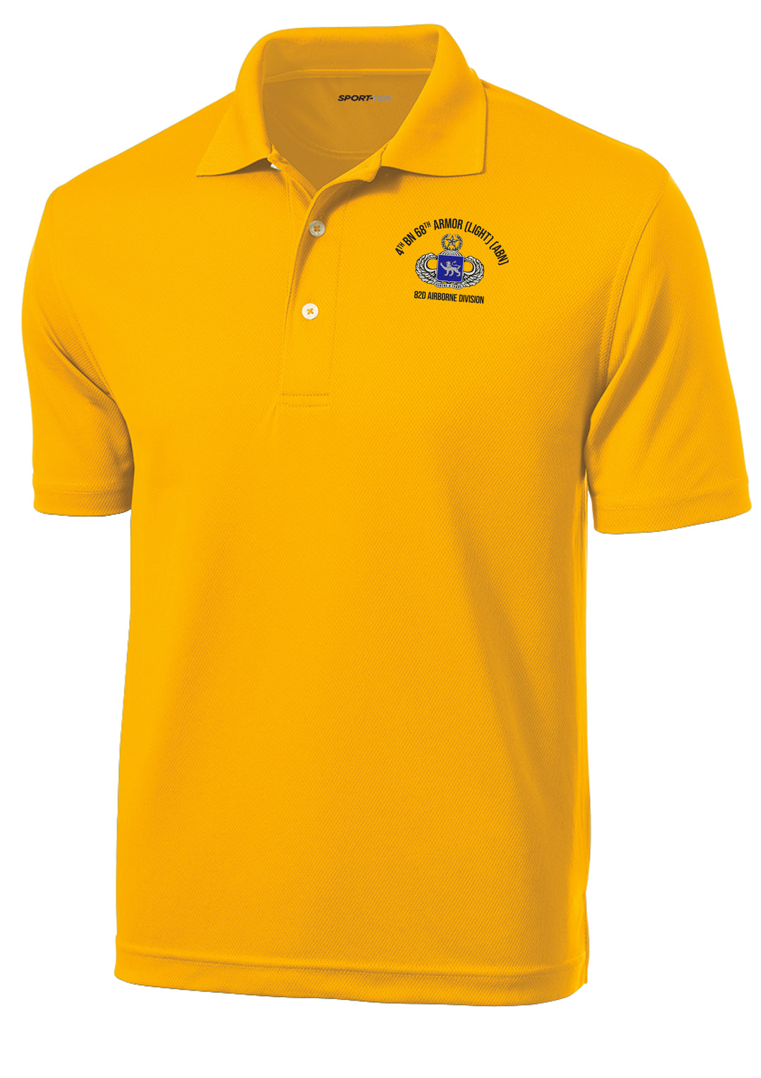 4th Battalion, 68th Armor (Light) (ABN) Dri-Mesh Polo
