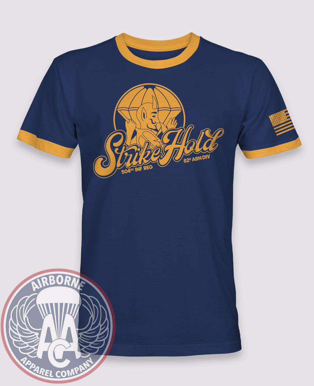 504th Infantry Retro Style Ringer