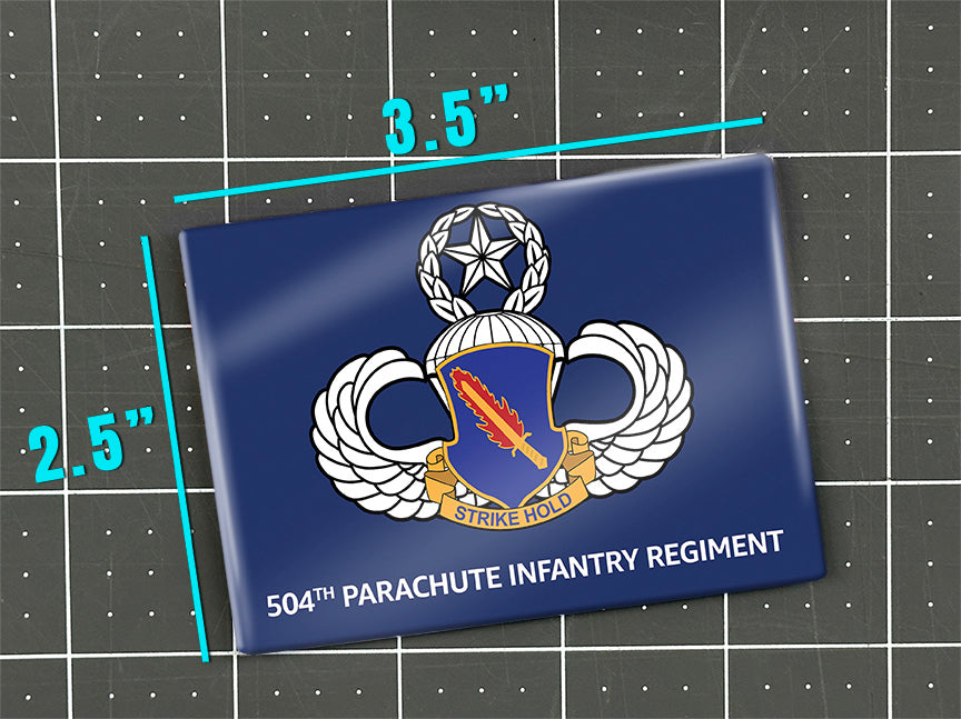 504th Infantry Fridge Magnet