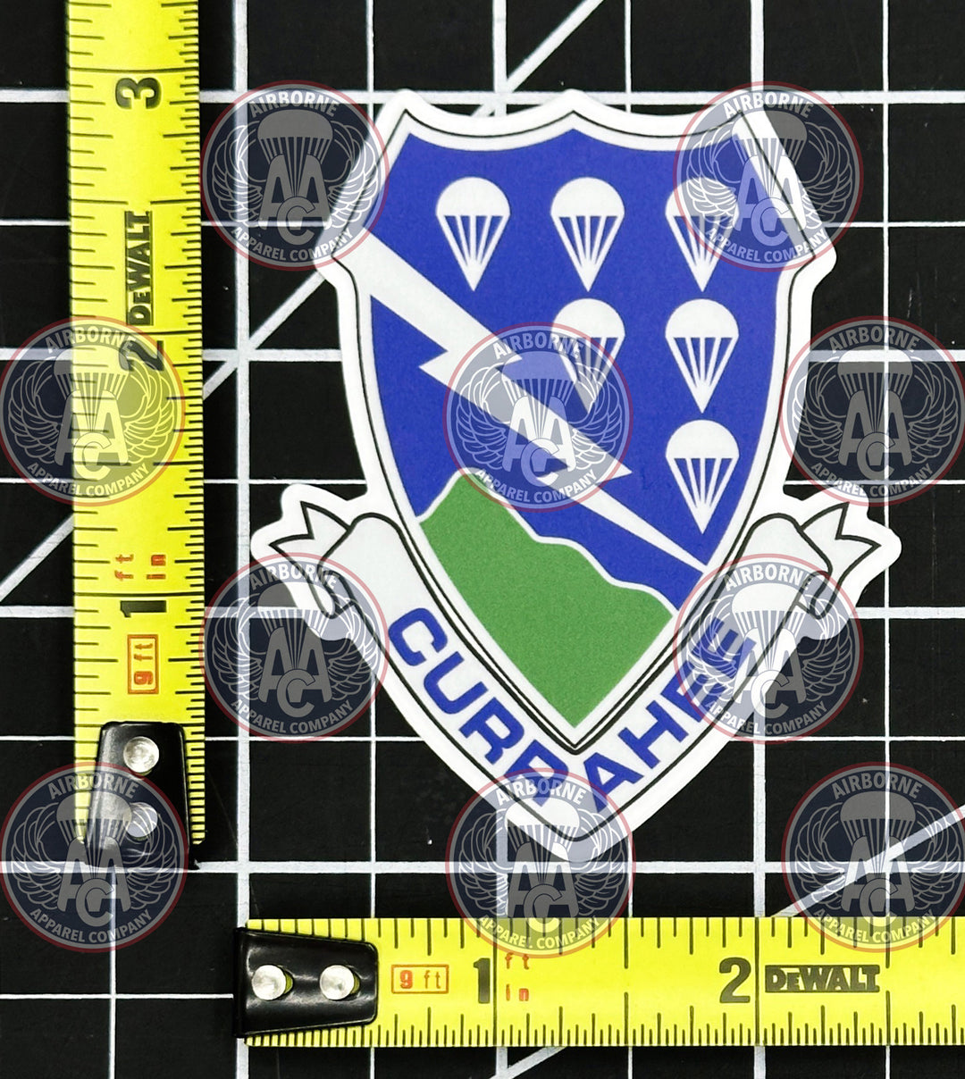 506th Currahee DUI Vinyl Decal