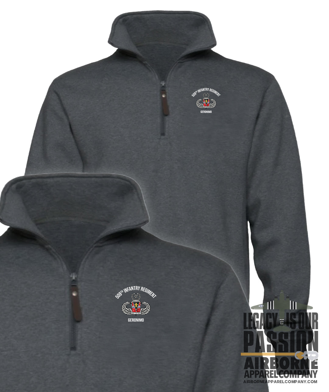 509th Infantry Quarter-Zip Pullover