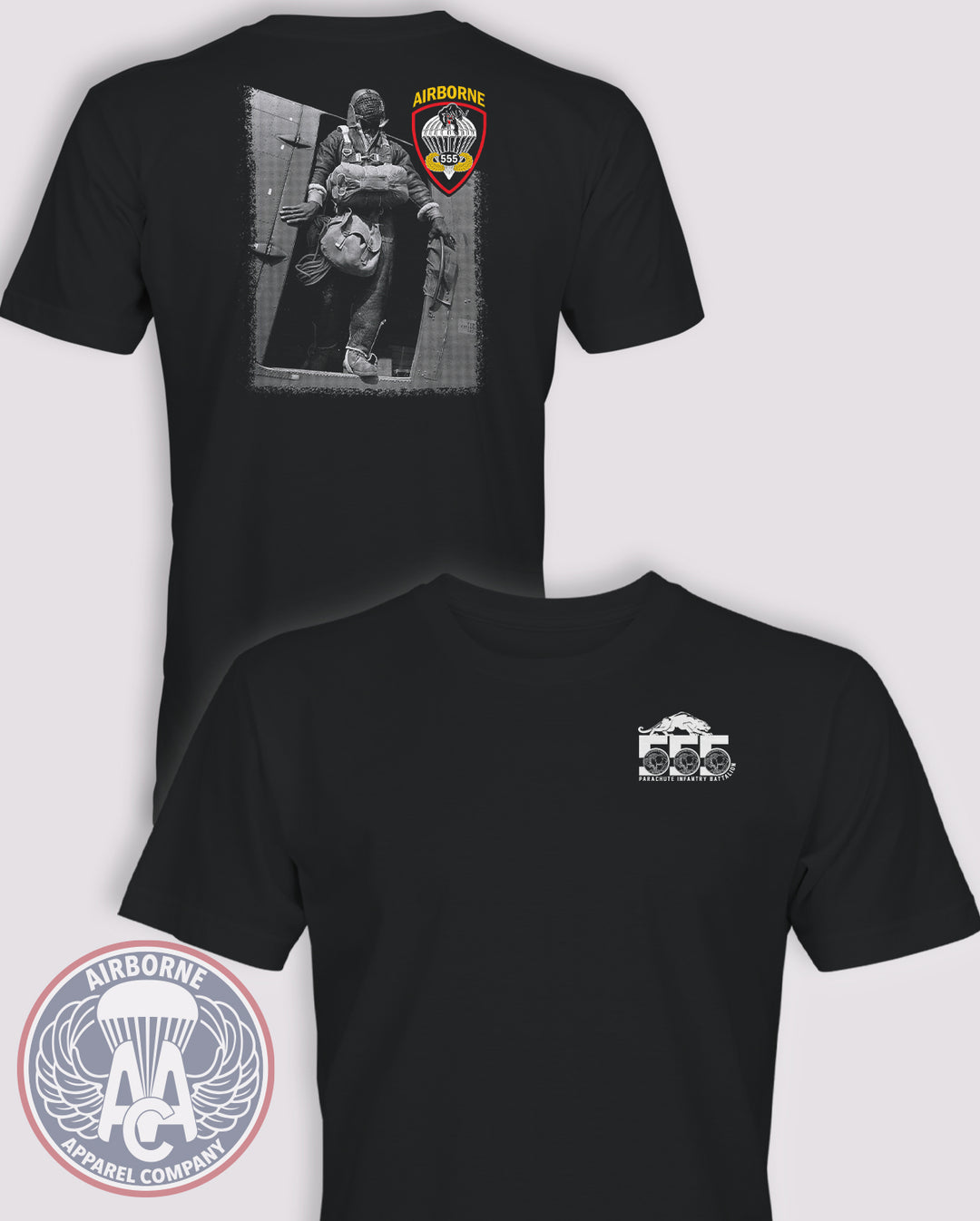 555th PIB Smoke Jumper T-Shirt