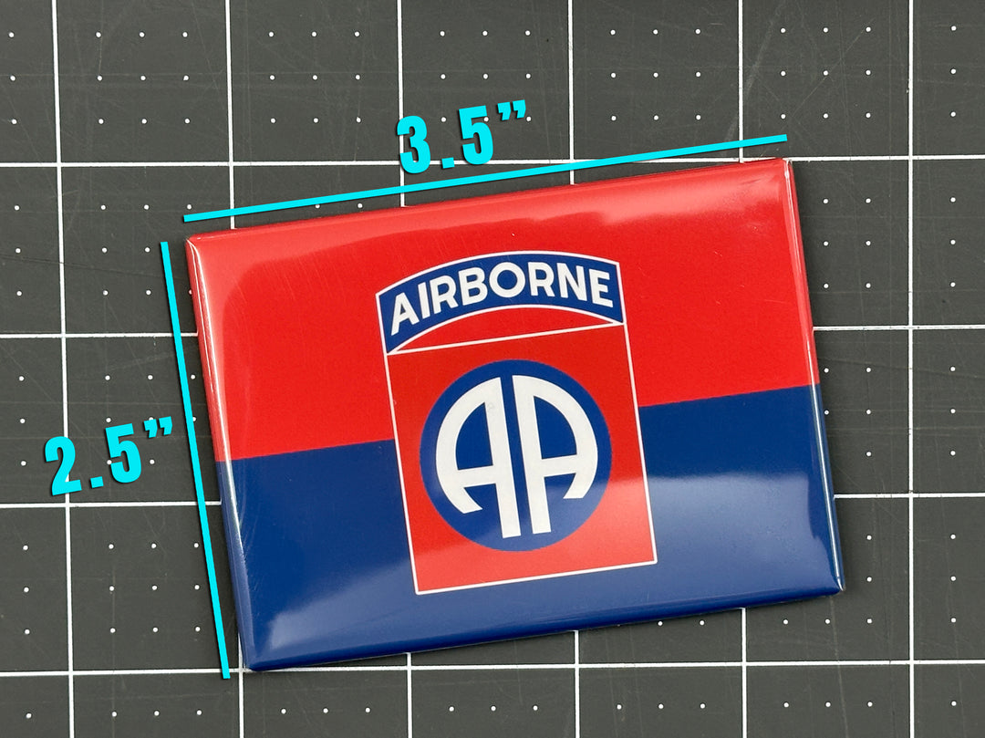 82nd Airborne Flag Fridge Magnet