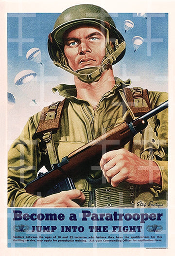 Classic "Jump Into The Fight" 13" x 19" Poster Reproduction