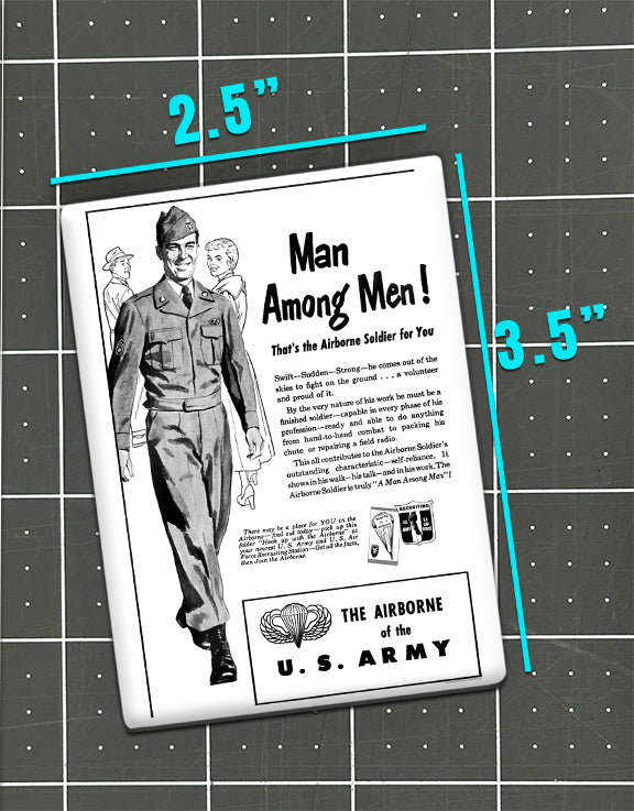 "A Man Among Men" Fridge Magnet