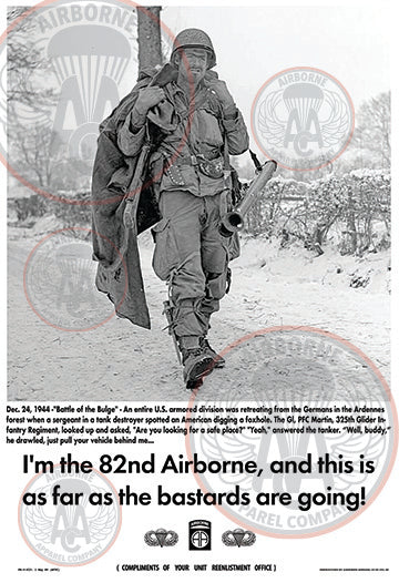 I'm the 82nd Airborne 13" x 19" Poster