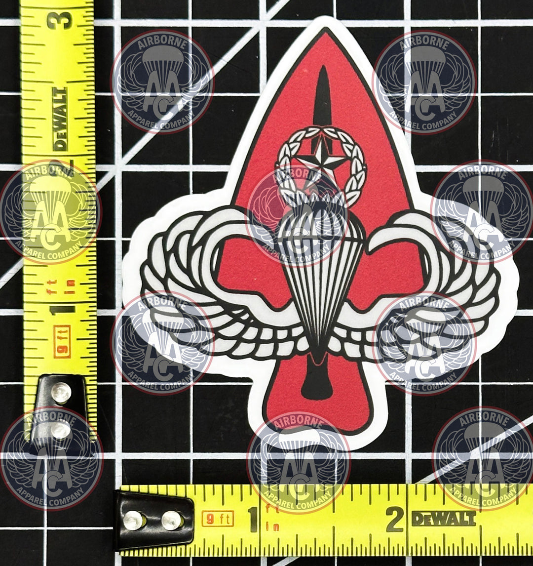 Fort Bragg Gate Sign ABN/SO Vinyl Decal
