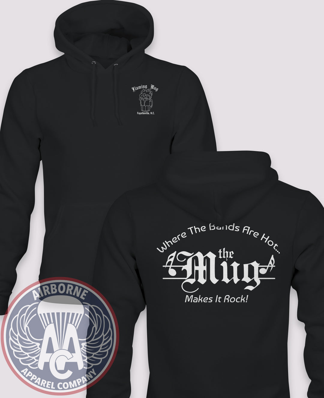 Flaming Mug Tribute Champion® Hoodie