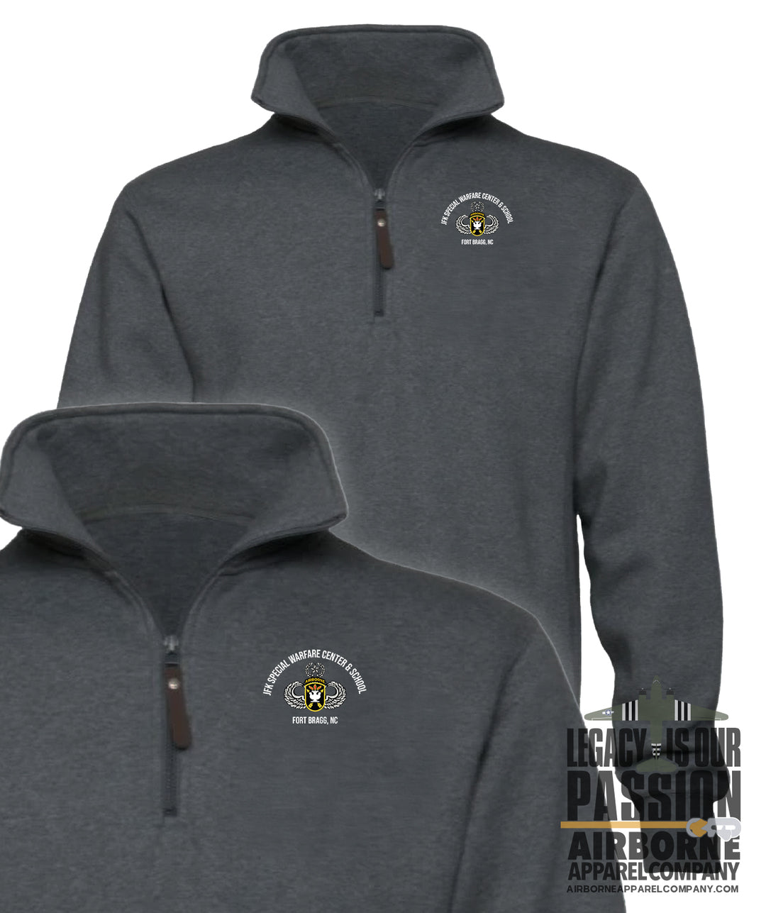 JFK Special Warfare Center & School Quarter-Zip Pullover