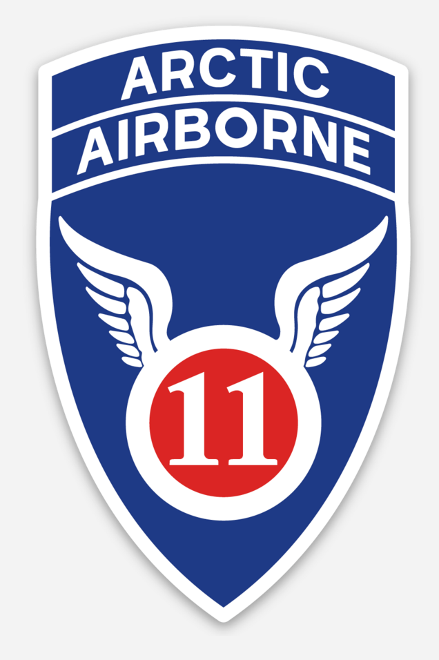 11th Airborne Arctic Vinyl Decal