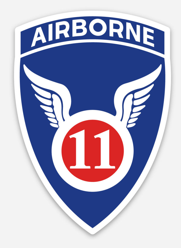 11th Airborne Vinyl Decal
