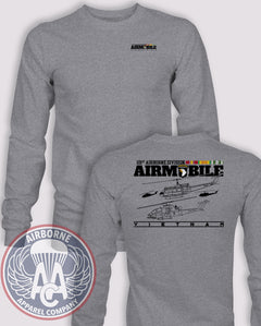101st Airborne (Airmobile) Vietnam Long Sleeve T-shirt