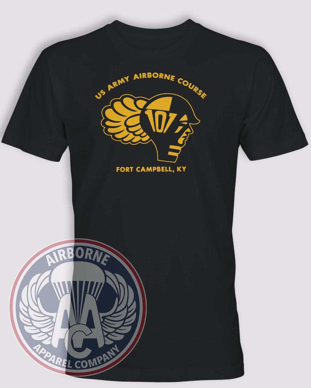 Fort Campbell Airborne Course T-shirt – Black