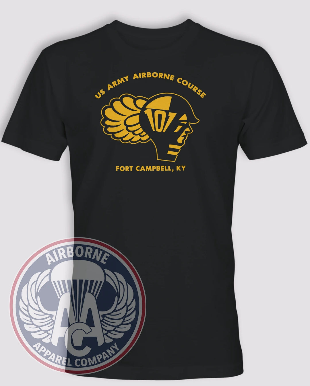 Fort Campbell Airborne Course T-shirt – Black