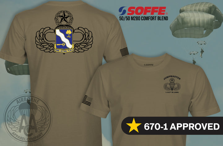 1-143 Infantry Regiment Jumpmaster (ABN) (Official)
