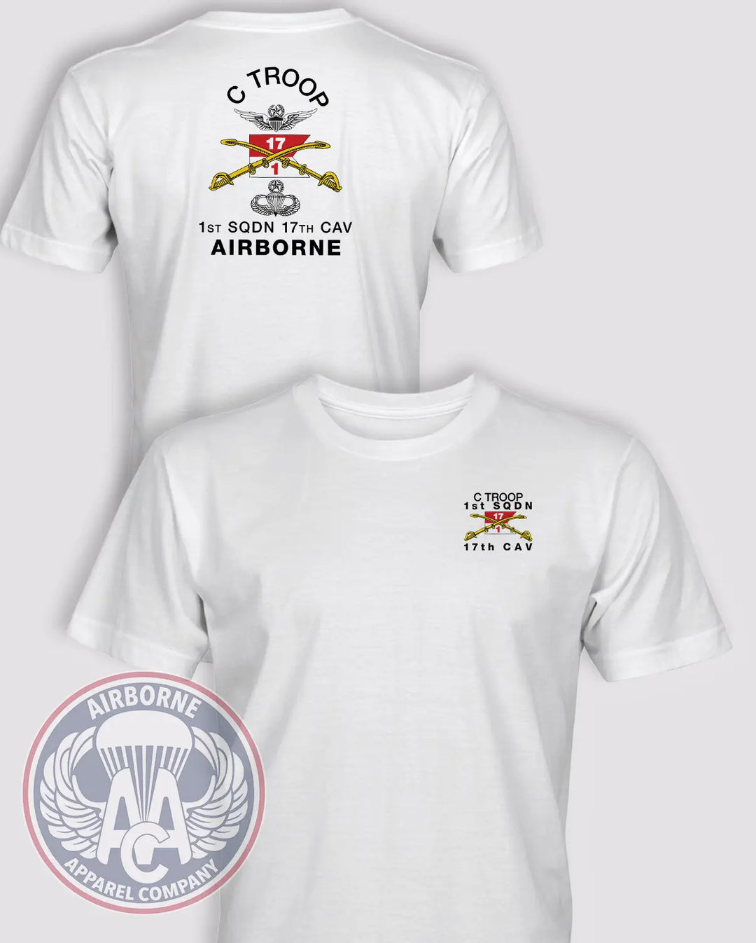 C Troop 1-17 CAV Late 1990s Shirt Reproduction
