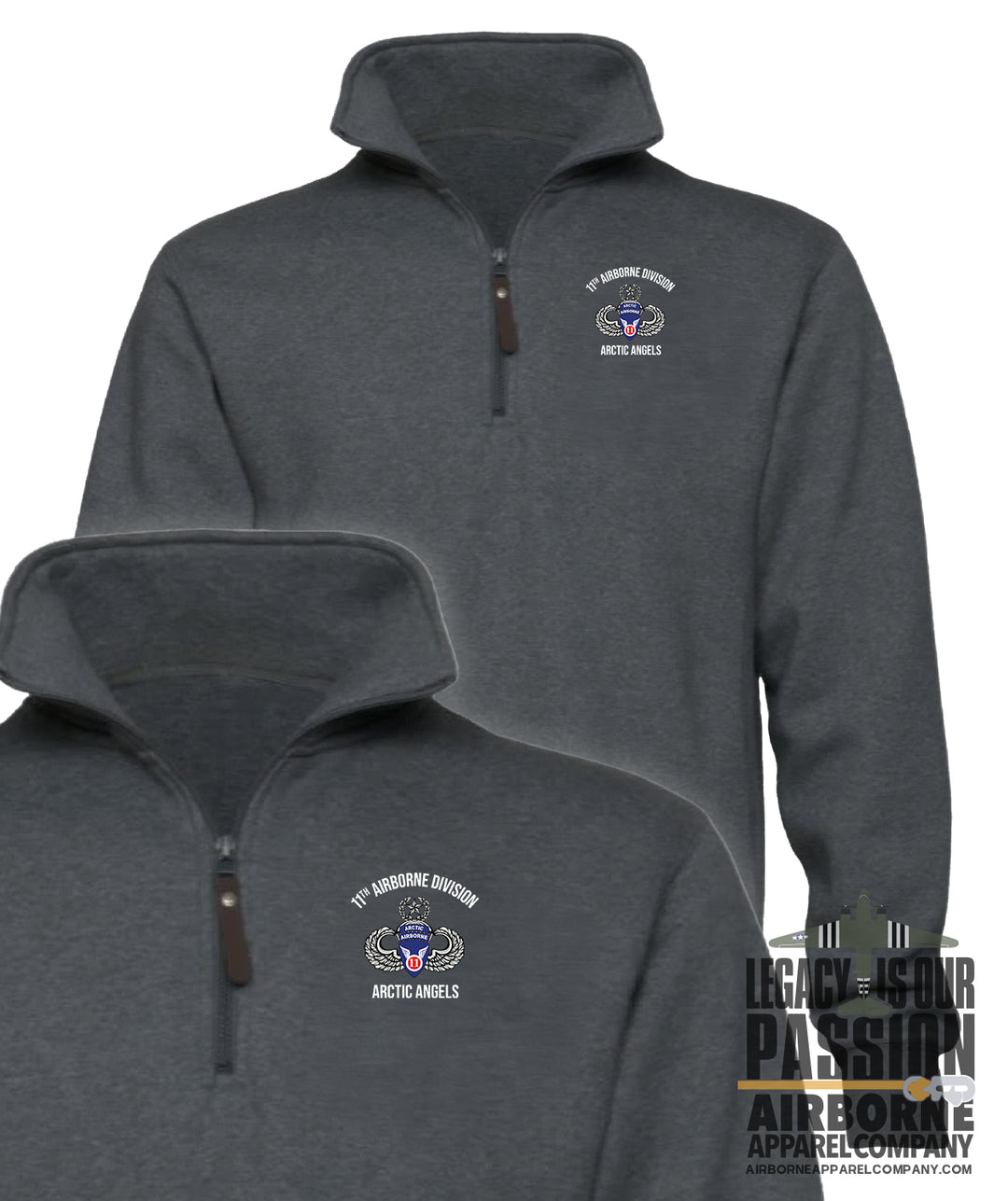 11th Airborne Quarter-Zip Pullover