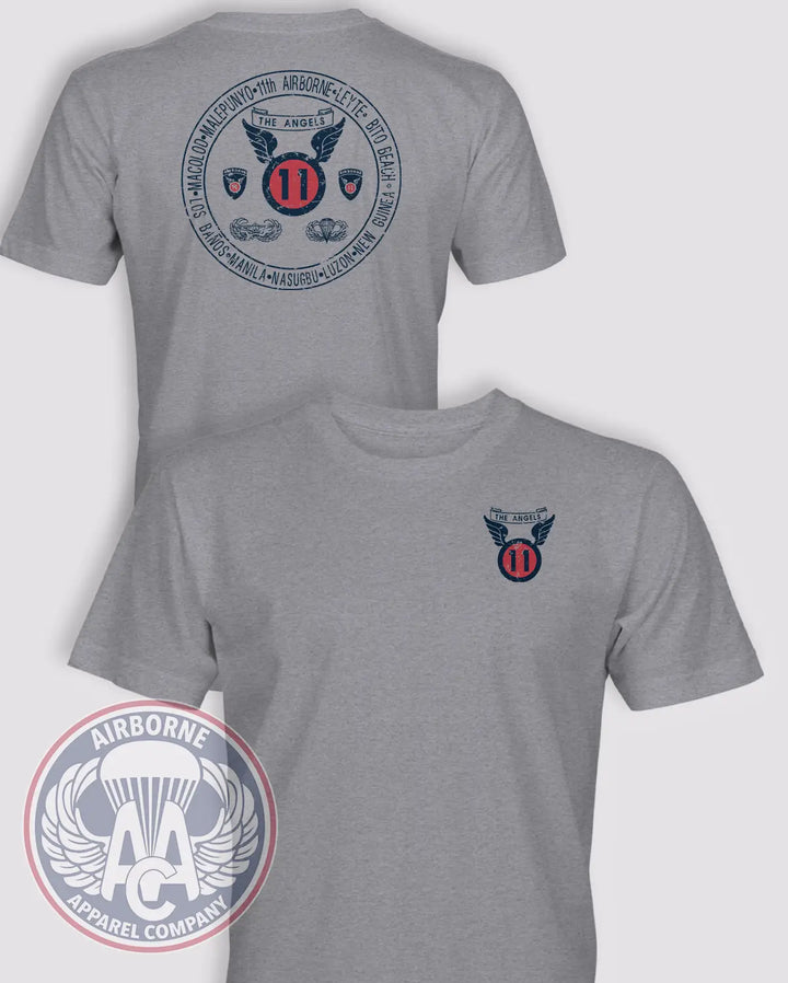 11th Airborne Vintage-Style Campaign T-Shirt