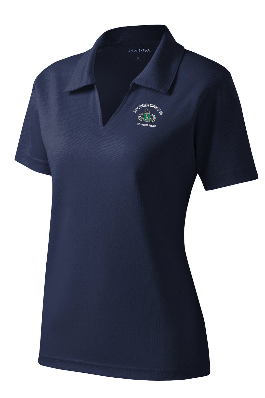 122nd Aviation Support Battalion Ladies V-neck Polo