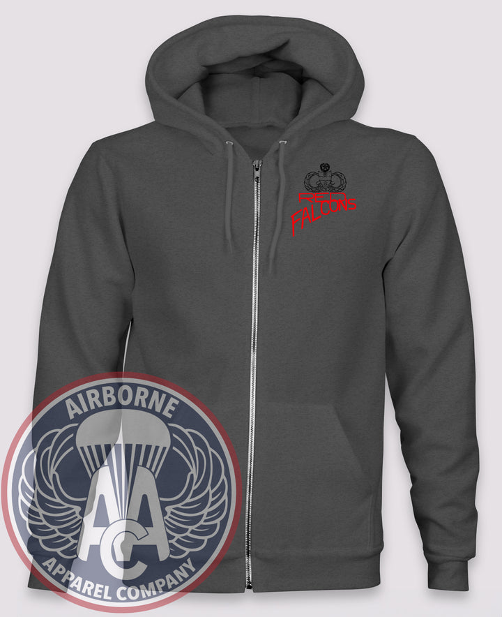 1-325 Red Falcons Reproduction Zip-Up