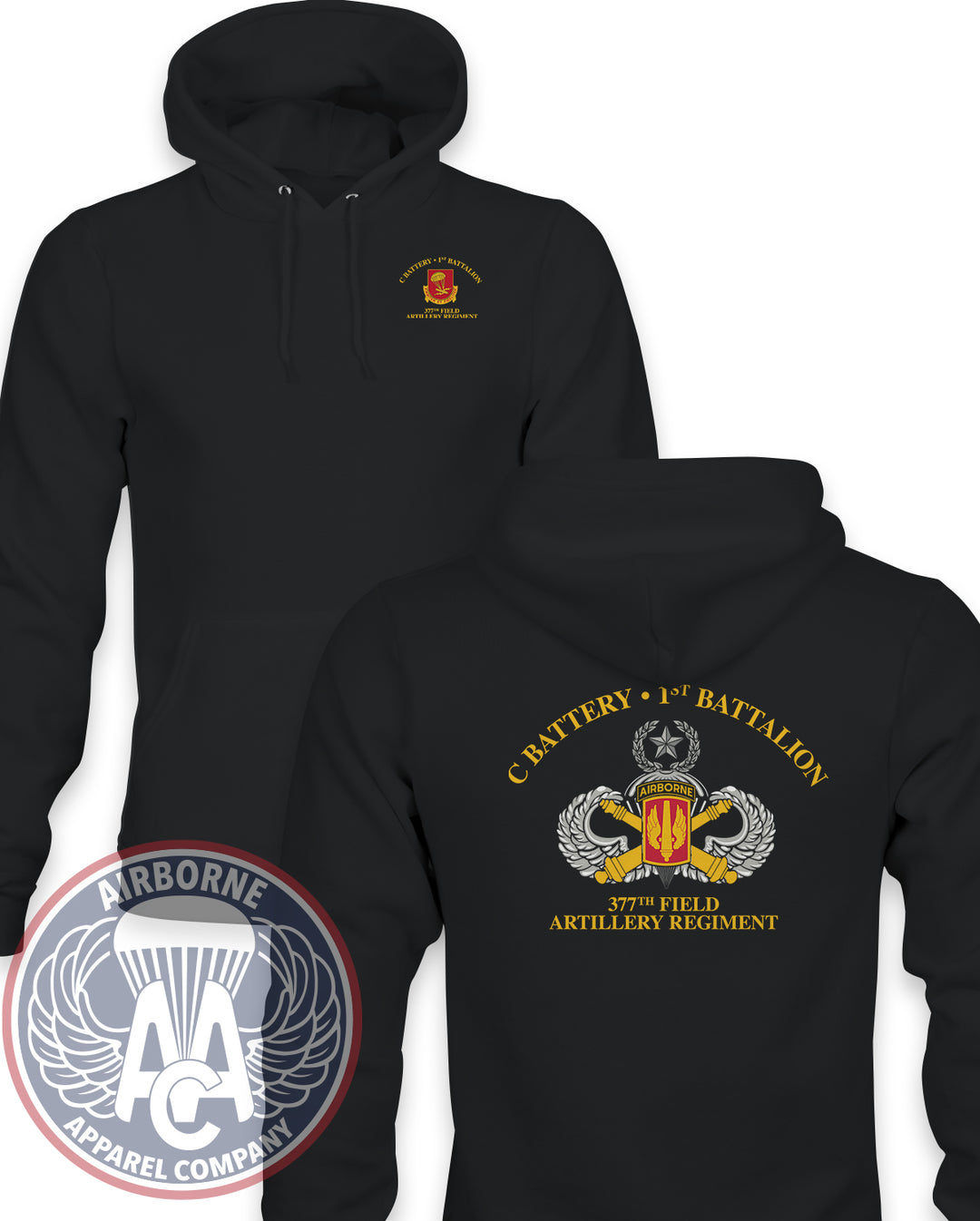 C Battery 1-377th Field Artillery Champion® Hoodie