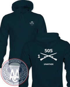 1-505th Infantry Regiment Guidon Champion® Powerblend™ Hoodie
