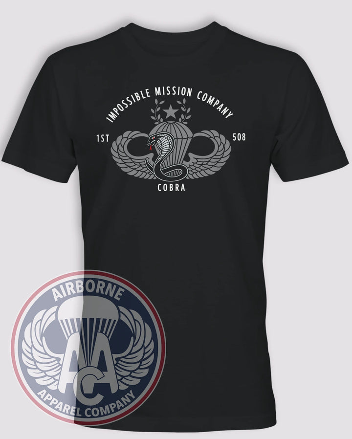 1-508 C Co Impossible Mission Company T-Shirt reproduction – Black
