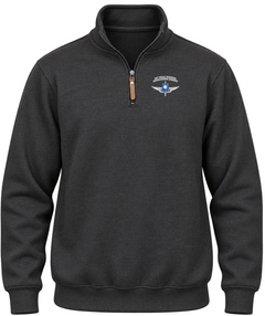 160th SOAR Quarter-Zip Pullover in Black Heather
