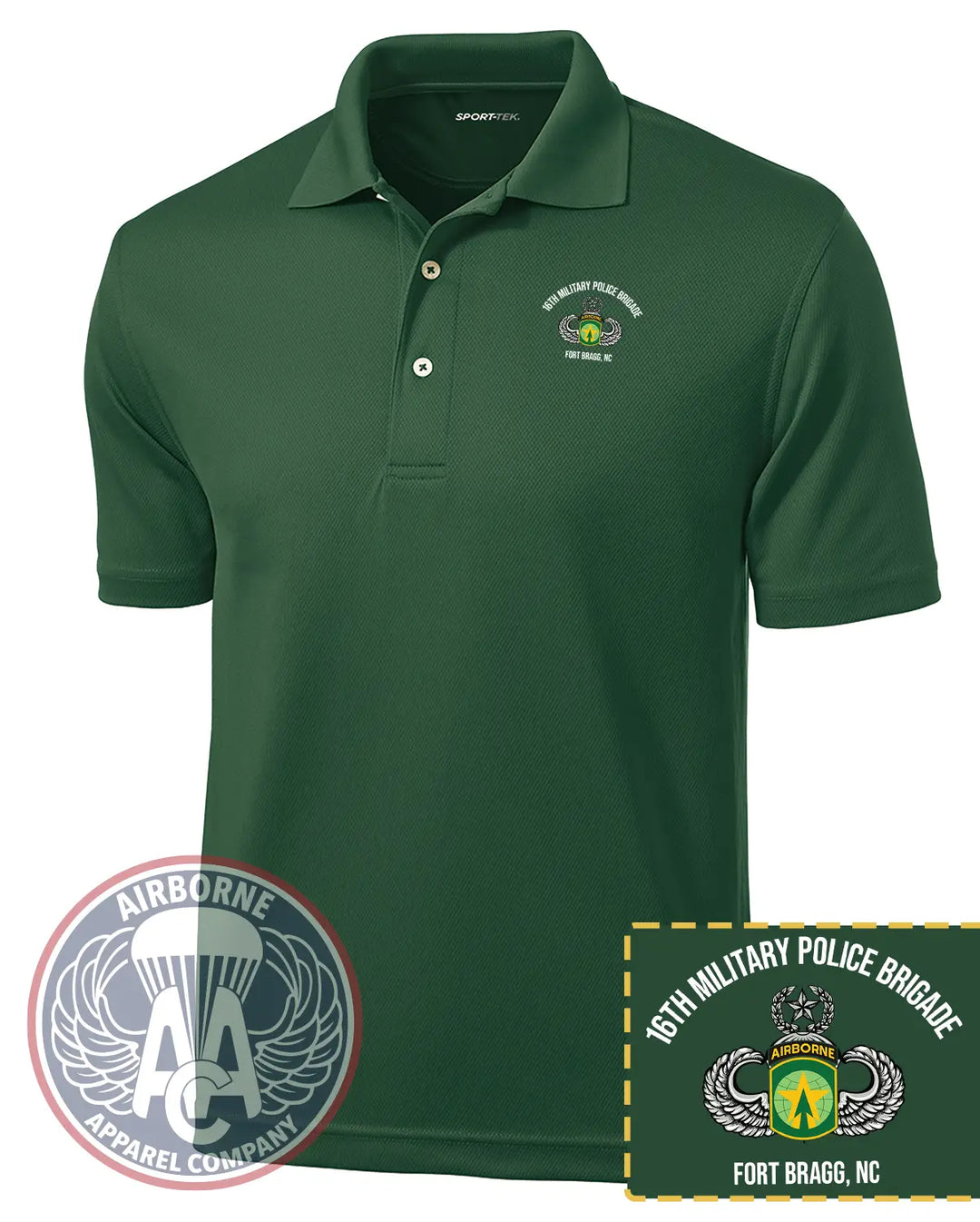 16th Military Police Brigade Dri-Mesh Polo
