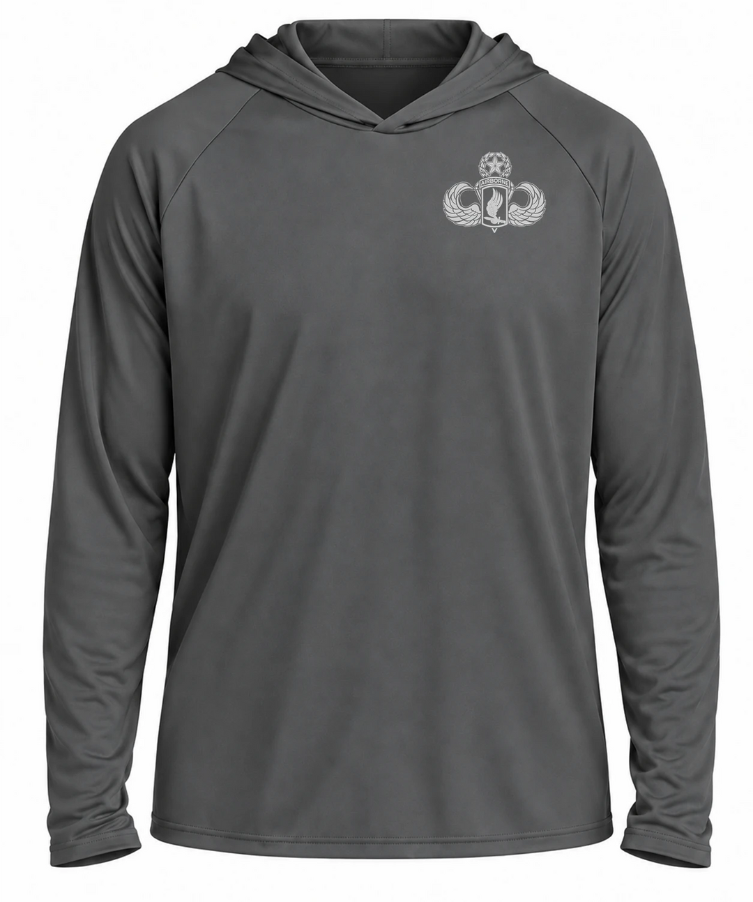 173rd Airborne Brigade UPF Hoodie — Charcoal
