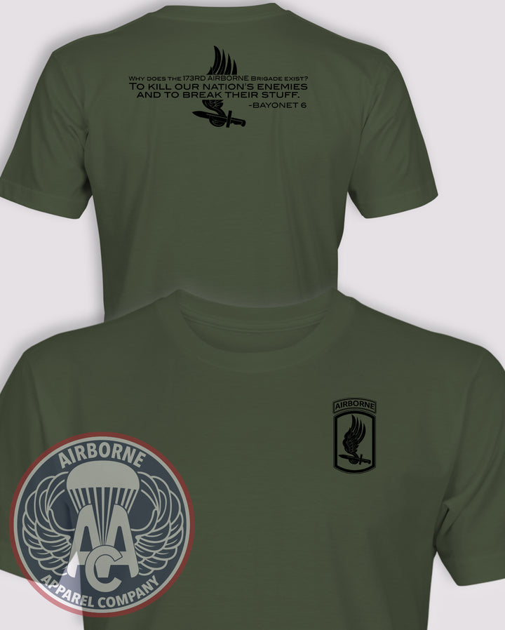 173rd Airborne Brigade "Kill & Break Stuff" Shirt