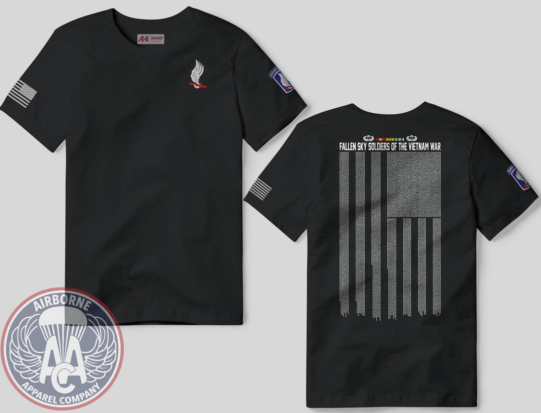 173rd Airborne Brigade Vietnam Fallen T-Shirt