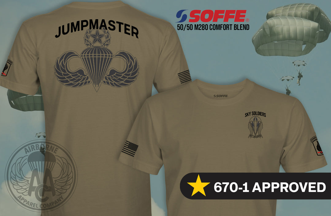 173rd Airborne BDE Jumpmaster Dry-Fit PT Shirt (Official)