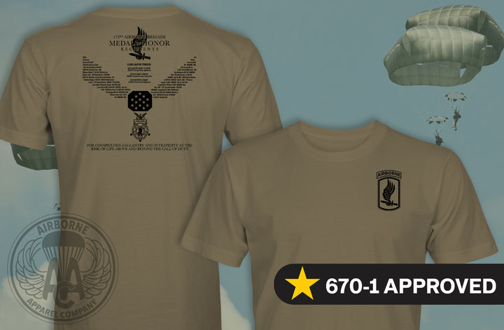 173rd Airborne Medal of Honor T-Shirt