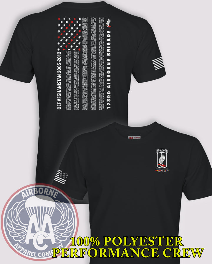 173rd Airborne OEF Fallen T-Shirt
