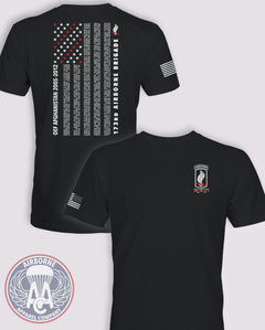 173rd Airborne OEF Fallen T-Shirt