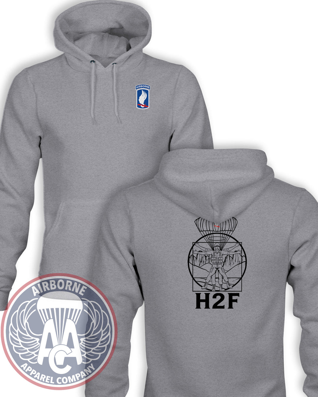 173D ABN H2F Champion® Hooded Sweatshirt