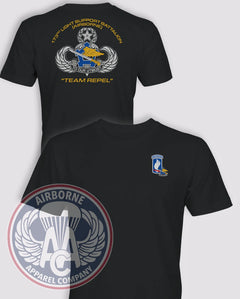 173rd Light Support Battalion (Airborne) Short Sleeve T-shirt